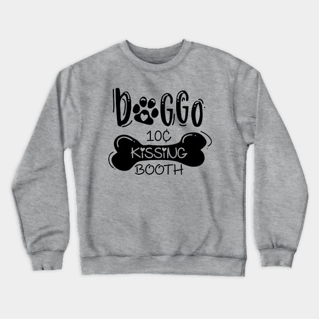 doggo kissing booth Crewneck Sweatshirt by maliGnom